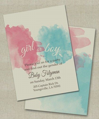 chá de bebê - convite 4