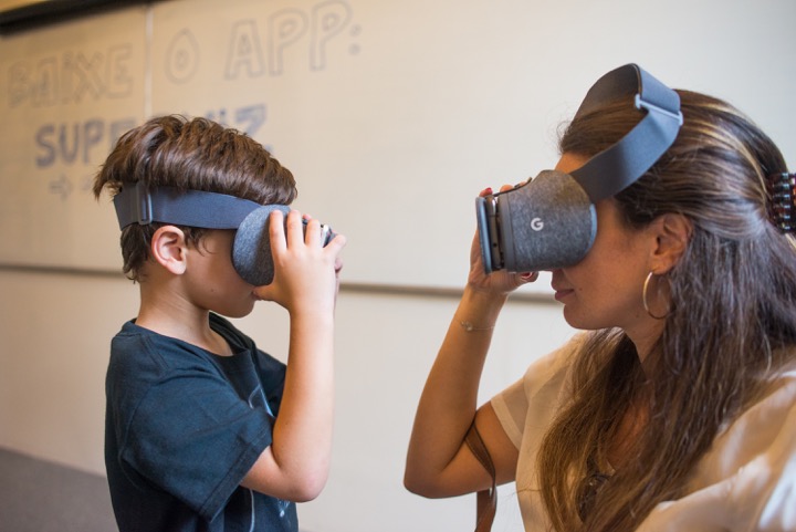 Ping 7realidade virtual super viz low